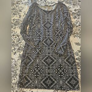Aryeh Geometric Patterned Sweater Dress